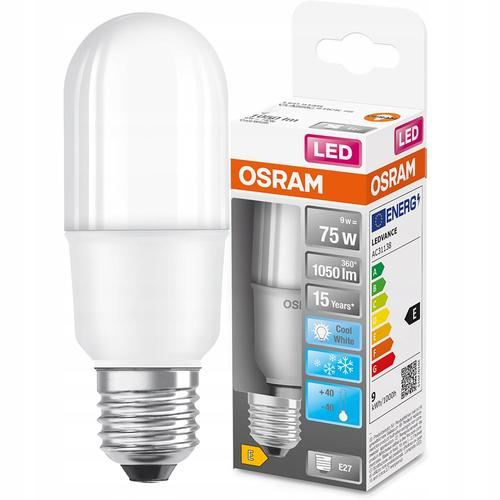 Bec LED, OSRAM, E27, 10W, 4000K, 1050lm, Clasa E, Alb
