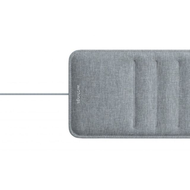 Withings Pachet Analizator de Somn Withings - Pachet Exclusiv de Doua Monitorizari de Somn de pus sub Saltea, Validate Clinic, cu Detectare a Apneei in Somn si Analiza a Ciclului de Somn, Gri