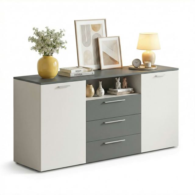 Comoda TV living ARONA, 2 usi 3 sertare