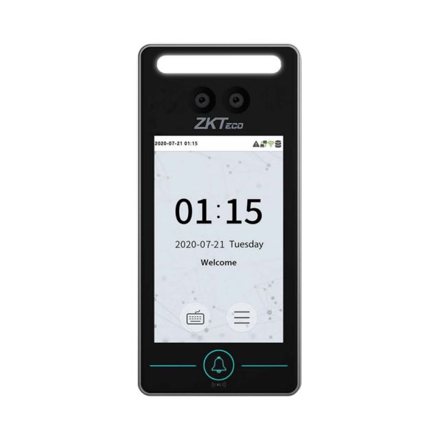 Controler de acces biometric standalone IP WiFi ZKTeco VL-SPEEDFACE-V4LM1-P-1-W, ecran 4 inch tactil, EM, 125 KHz, 800 fete, 800 palme, 1.000 carduri, 150.000 evenimente