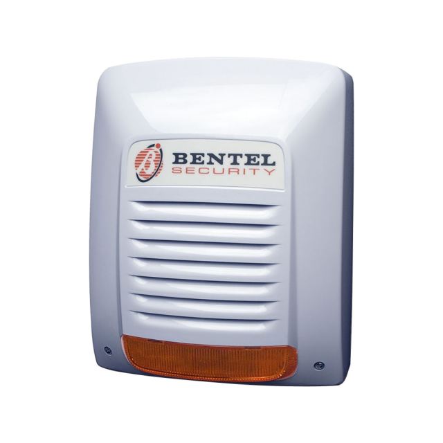 Sirena de exterior cu flash Bentel NEKA, 105 dB(A), tamper, IP34
