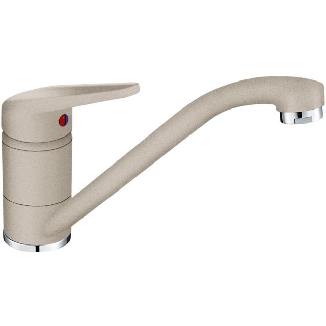 Franke Baterie Franke Novara Plus, rotatie Pipa 360 grade, racorduri flexibile inox, discuri ceramice, Sahara