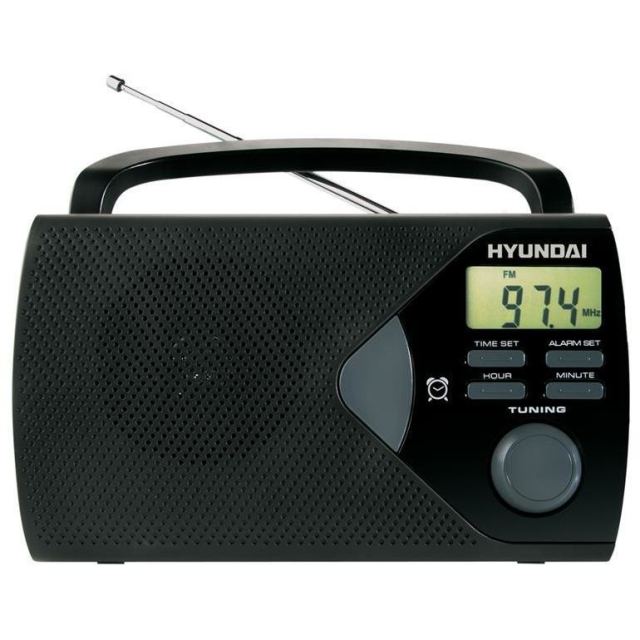 Hyundai Radio portabil Hyundai  PR200B Retro, negru
