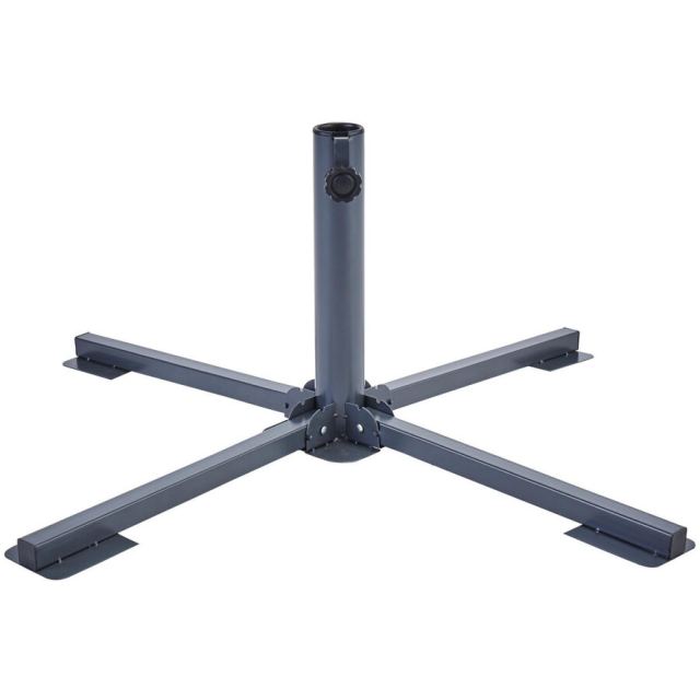 Naterial Suport umbrela, otel, 85.5 x 85.5 x 33.5 cm, Gri-Antracit