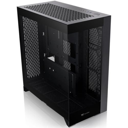 Thermaltake Carcasa PC Thermaltake CTE E600 MX, Middle Tower, Sticla temperata, Fara sursa, 14 ventilatoare compatibile, Negru
