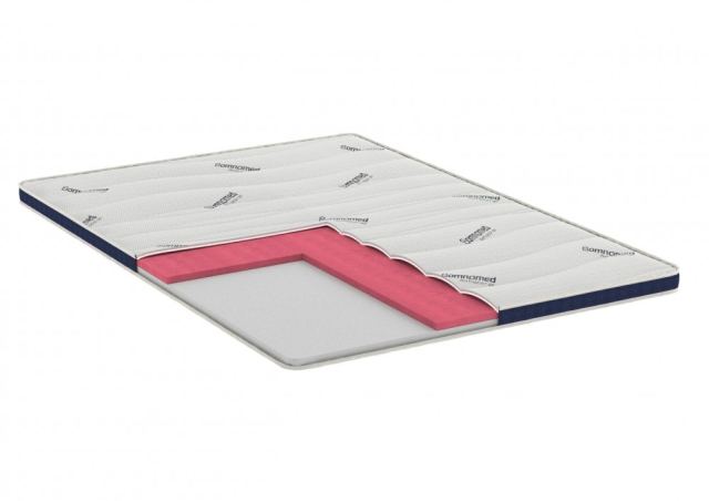 Topper cu memorie Somnomed Antiacaria, pentru alergici,cu husa detasabila si lavabila 180 x 200 x 7 cm