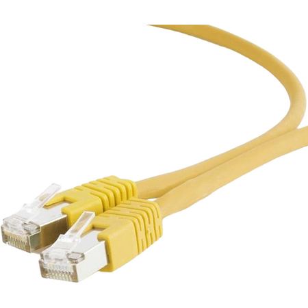 GEMBIRD Cablu S/FTP GEMBIRD Cat6a, LSZH, cupru, 1.5 m, galben, AWG27, dublu ecranat PP6A-LSZHCU-Y-1.5M