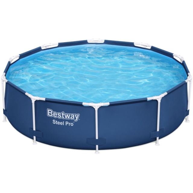 Bestway Piscina rotunda Bestway Steel Pro Frame cu pompa, cadru metalic, 305 x 76 cm, 4.678 l
