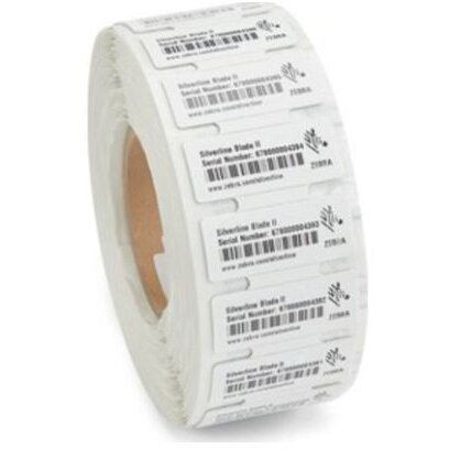 ZEBRA Etichete RFID Zebra Confidex Silverline Slim II, sintetica, 100 mm x 13 mm, TT, poliester cu spuma, acoperit, adeziv acrilic de inalta performanta, 600/rola