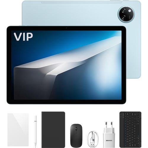 Tableta Doogee Tab A9 Pro+ VIP, Procesor Unisoc T7200 Octa-Core, Ecran IPS 90Hz 11inch, 6GB RAM, 128GB Flash, Wi-Fi, Bluetooth, 13MP, Android 15 (Albastru)