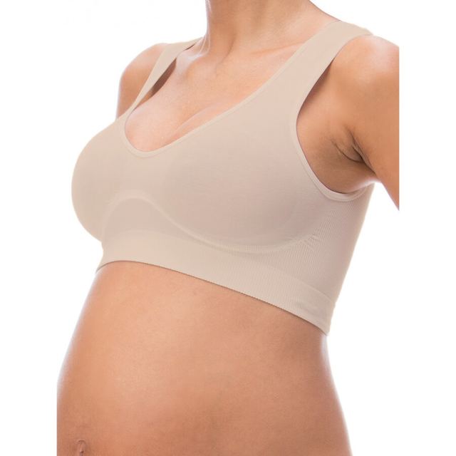 Relaxsan Sutien cu sustinere pentru gravide Relaxsan 5310, Bej (Marime: M)