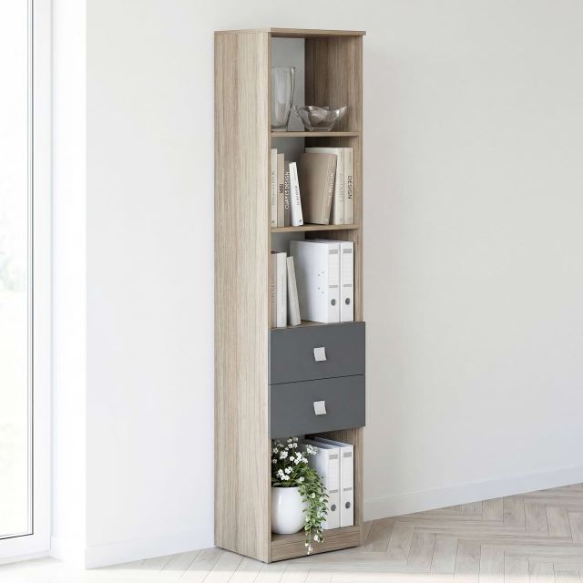 Biblioraft LINEA 45, 2 sertare