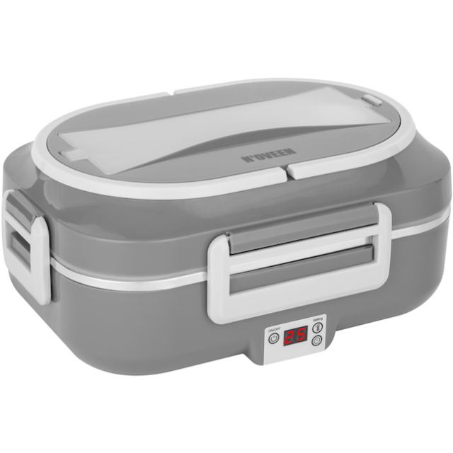 NOVEEN Cutie electrica pentru incalzirea pranzului Noveen LB640, 1L, display LED, gri inchis