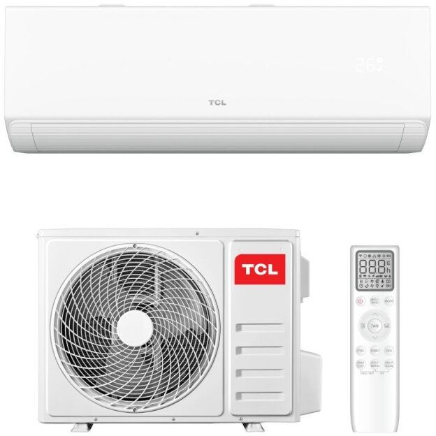 TCL Aparat de aer conditionat TCL BreezeIN 18000 BTU, A++, AI Energy Saving, Purificare avansata cu Ioni Bipolari si lumina UVC, Gentle Breeze, WiFi, Optimizat Incalzire, Mod hotel
