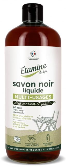 Detergent Bio multifunctional fara parfum pentru casa si gradina cu sapun negru Etamine 1 litru