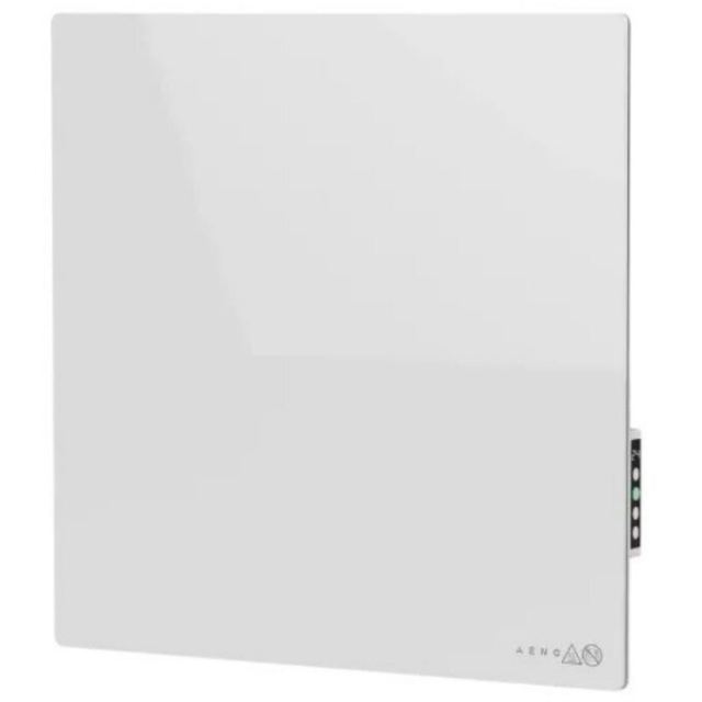 AENO Convector electric de perete AENO AGH0011S, 500W, 12 m², LED, Wi-Fi, Senzori de inclinare si cadere, IP24, Alb