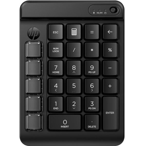 HP Tastatura numerica programabila HP 430, mecanica, wireless, 9 taste programabile, Negru