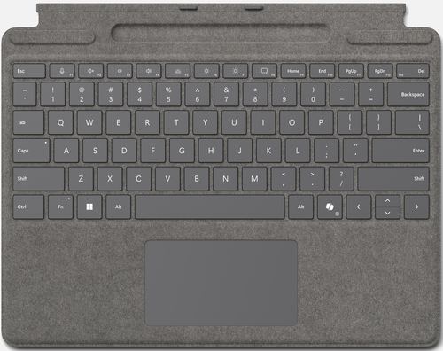 Tastatura Microsoft Surface Pro compatibil cu Surface Pro 11/10/9/8 (Gri)