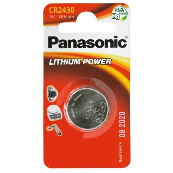 Panasonic Baterie Panasonic  CR2430/1BP, Litiu 3V, Argintiu