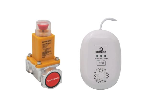 Detector de gaz cu electrovalva ERMETIQ 3/4″ ELG-QDF/E34