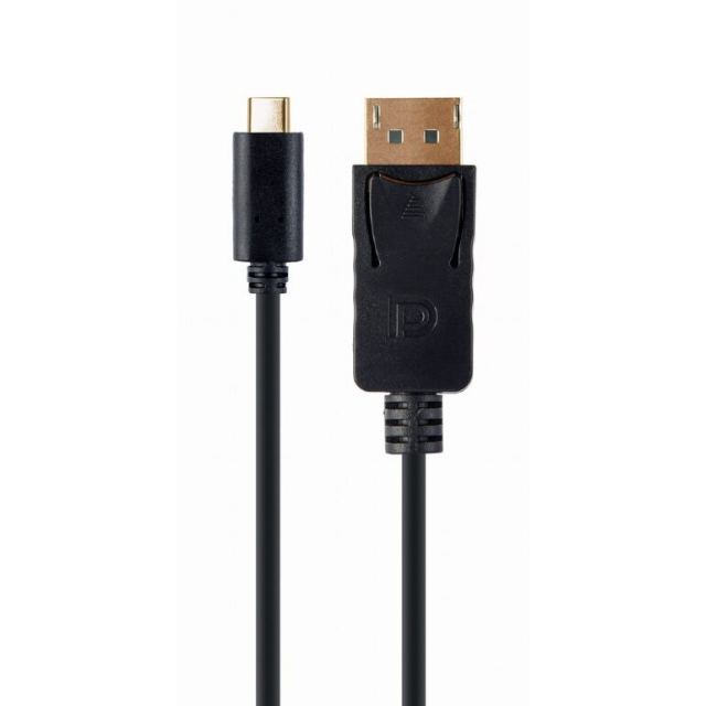GEMBIRD Cablu, Gembird, Adaptor USB-C la DisplayPort-Apa, 4K, 60Hz, 2m, Negru