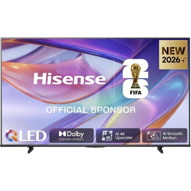 HISENSE Televizor QLED Hisense 127 cm (50) 50E7S, Ultra HD 4K, Smart Tv, WiFi, CI+, Negru