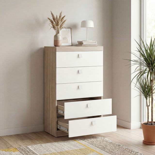 Comoda inalta LINEA, 5 sertare