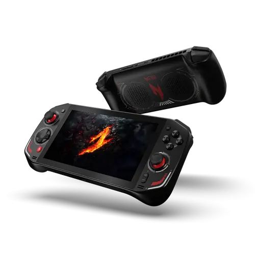 Consola portabila gaming Acer Nitro Blaze 7inch GN771, 7inch Full HD (1920 x 1080) IPS 144 Hz, AMD Ryzen™ 7 8840HS, AMD Radeon™ 780M, 16GB LPDDR5x, Wi-Fi 6E, Bluetooth, Windows 11 Home (Negru)