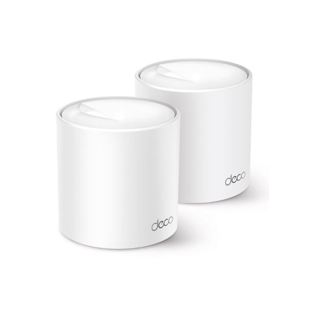Sistem Mesh Gigabit dual-band WiFi 6 TP-Link Deco X50, 2.4-5 GHz, 2402 Mbps, 150 dispozitive, 2 bucati