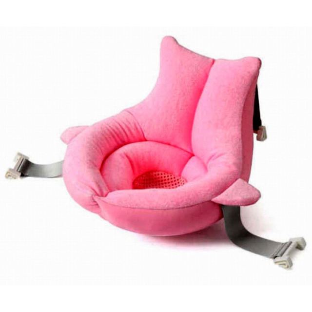 Hamac pentru cadita Moni Whale Pink potrivit de la nastere,material terry moale,dimensiune 51x31 cm