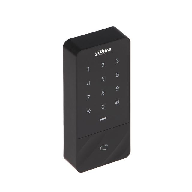 Control acces standalone Dahua ASI1201E-D-V1, 13,56 MHz, TCP/IP, Mifare, 30.000 de utilizatori, PIN, parola, RS-485/Wiegand