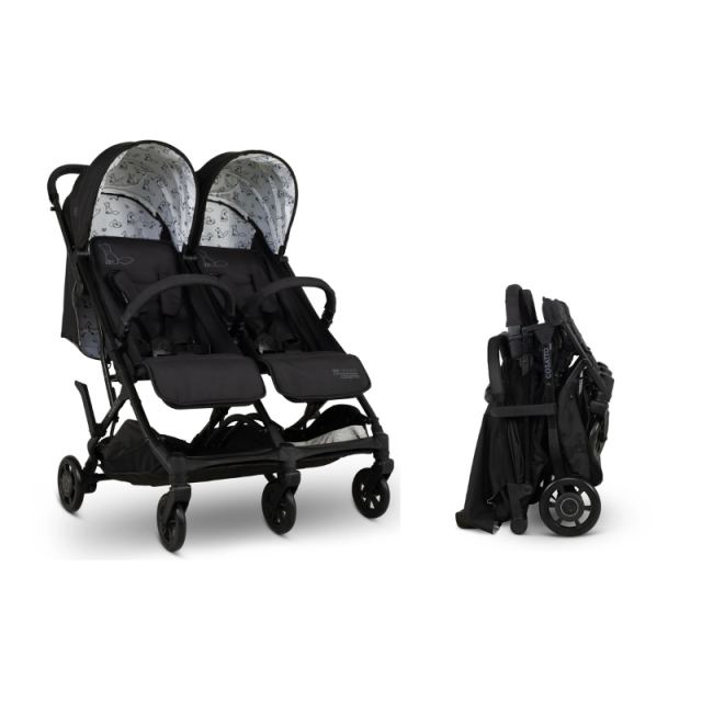Carucior pentru gemeni Cosatto Yo Double Foxed 0-22 kg cu husa de ploaie