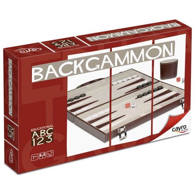 Cayro Joc Table/Backgammon premium Cayro, in geanta de piele