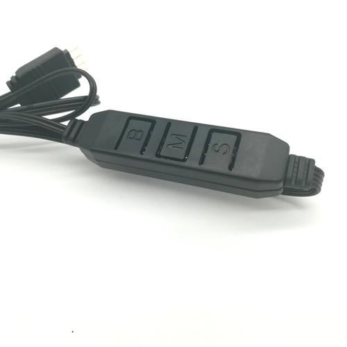 Fan RGB Controller Thermalright, 5V, conector SATA, RGHB Connector + 5V 3 pin (Negru)