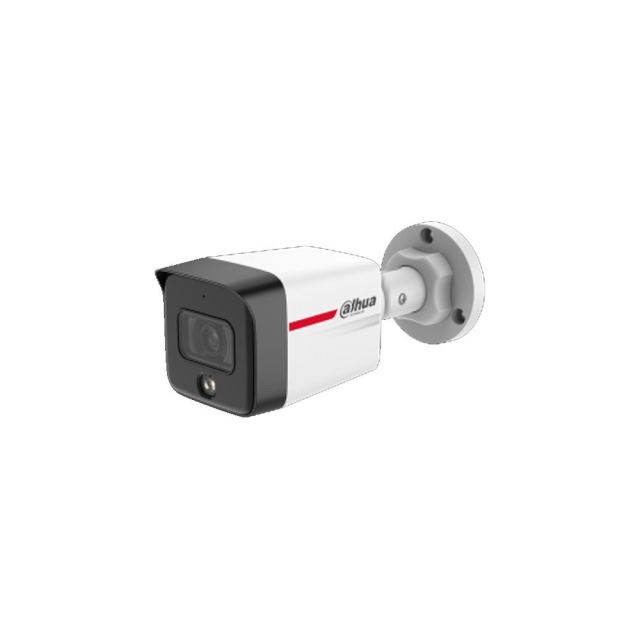 Camera supraveghere exterior IP Dahua IPC-HFW1239TC1-A-LED-0280B-PRO, 2 MP, 2.8 mm, lumina alba 20 m, microfon, detectie persoane si vehicule, PoE