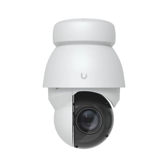 Camera supraveghere rotativa IP Speed Dome PTZ cu AI Ubiquiti UVC-AI-PTZ-PRECISION-W, 8MP, IR 100m, microfon, Auto tracking, PoE, recunoastere numere inmatriculare