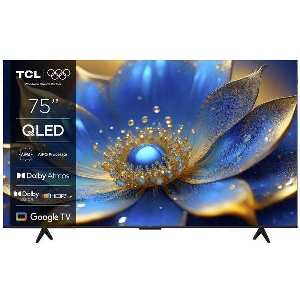 TCL Televizor QLED TCL 190 cm (75) 75P71K, Ultra HD 4K, Smart TV, WiFi, CI, Negru