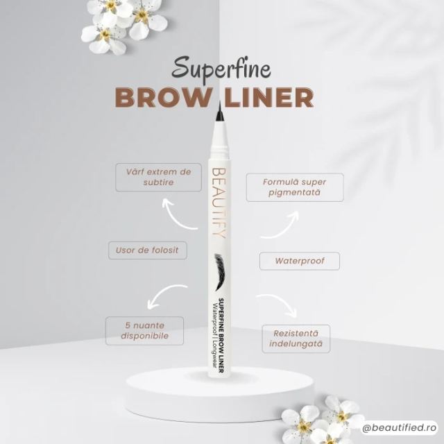 Carioca pentru sprancene Superfine Brow Liner Cool