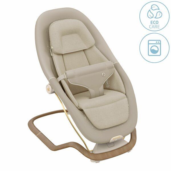 Balansoar pentru copii Maxi-Cosi Dove Pro Elegance Bronze cu vibratii, tetiera reglabila, 3 pozitii de inclinare, huse detasabile, greutate admisa 15 kg
