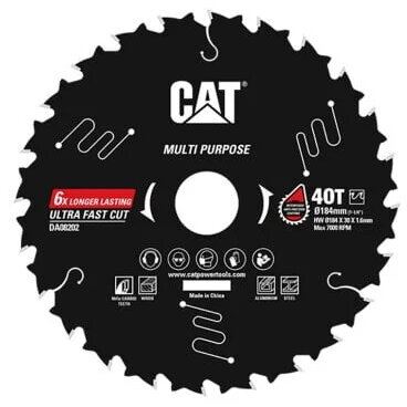 CAT Panza fierastrau circular CAT pentru utilizari multiple (lemn, metal, plastic, cupru) 184x1.5x30, 40 dinti, Argintiu-Negru