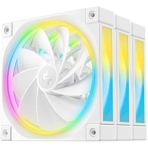 Deepcool Ventilator Deepcool FL12R-3IN1 CFM 55, 3 x 120mm, ARGB, Alb