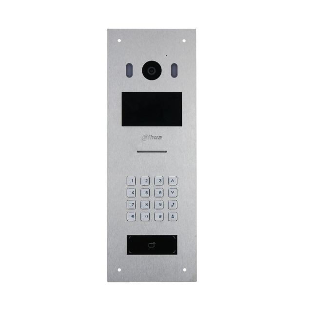 Videointerfon de exterior IP Dahua VTO6521K-S2, 2 MP, ecran 4.3 inch, parola, card IC, cod QR, difuzor, 40000 utilizatori, PoE, IP65