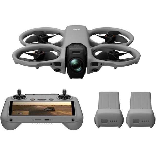 DJI Drona DJI Avata 360 Fly More Combo, 120MP, 8K/60fps HDR + Smart Controller DJI RC 2, Gri
